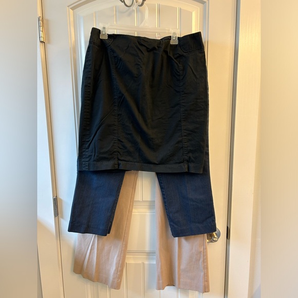 Bundle of 4 NY & Co (Skirt/Capris/2 Slacks) size 12 - Picture 1 of 12